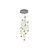 Opviq luster Hare 3439-6A-24, LED 60 W, sivi