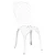 Vidaxl Vrtnik Bistro Set 3 szt. Bela Aluminij