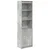 Visoka komoda siva betona 50x35x180 cm od konstruiranog drva