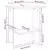Kava Stol 2 pcs Siva sonoma 40 x 30 x 49 cm Konstruirano drvo