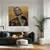 Elegantna podoba ženske Samozavest - 80x80 cm
