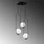 Opviq Luster Mudoni-MR-935, 146cm, 44 cm, 3xE27