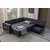 Atelier del Sofa Ugaona garnitura na razvlačenje Tloft Left, 230 x 285 cm, Antracit