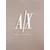 ARMANI EXCHANGE Majica temno bež/bela