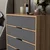 Hanah Home Elina 8172 Komoda, Braon-Siva