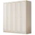HANAH HOME Ormar mat bele boje Rb 083