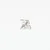 Uhani Off-White Arrow Earring Silver/ Silver Universal