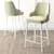 Hanah Home Set barskih stolica Enox, 4 komada, Krem-beli