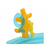 ELEMENTA Bazen Sea animal play 200x152x40cm 198l SC-57173