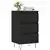 Komoda crna 40 x 35 x 70 cm od konstruiranog drva