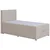 MID.YOU POSTELJA Z VZMETNICO 100 cm x 200 cm , tekstil, leseni material bež