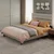Songmics Posteljni okvir 202x160x110 cm bež