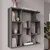 Hanah Home polica za knjige Yegane, 70,9 cm, antracit