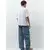 Pull&Bear Majica  ecru / črna / bela
