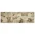 Vidaxl Kuhinjska preproga pralna coffee rjava 60x180 cm žamet