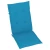 Den Blazine za vrtne stole 2 kosa modre barve 120x50x3 cm