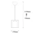 Opviq Luster Swank-702-S, 113cm, 15 cm