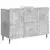 Kreveta Betonska siva 89 x 34,5 x 62 cm Konstruirano drvo