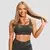 GymBeam Sportski grudnjak BEAT Charcoal
