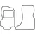 Textile car mats Ford Transit 1992-2000 (3 seats)