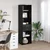 Highboard Crni hrast 50 x 42,5 x 185 cm Konstruirano drvo