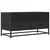 TV ormarić crni 80x34,5x40 cm konstruirano drvo i metal
