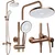 Komplet za prhanje Rea Ontario Brush Copper