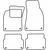 Textile car mats Audi A6 2004-2006