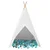 Teepee šator Bijelo 120 x 120 x 150 cm Tkanina i plastika
