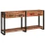 Konzolni stolovi s ladicama 2 pcs Šareni 161 x 33 x 75 cm