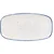 CHURCHILL Stonecast Hints Buffet Indigo Blue plitvi krožnik, dolžina: 355 mm (6 kos)
