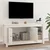 TV ormarić bijeli 103 x 36,5 x 52 cm od masivne borovine