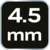 shumee 1/4 šesterokotni nastavek, 4,5 mm, Superlock
