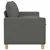 Vidaxl Kavč Temno siva 156 x 81 x 87,5 cm Blago