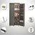 Hanah Home Višenamenski ormar Guzzo, 80 x180 x42 cm, Antracit