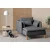 ATELIER DEL SOFA Fotelja Flexy Anthracite
