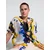 Desigual Srajca Cosmos nočno modra/limona/bela