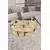 Hanah Home Set klub stolova Yin Yang 3 70, 3 komada, Krem