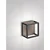 MISTI ZIDNA LAMPA LED 3000K 271lm  IP65 CRNA