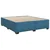Vidaxl Box spring postelja z vzmetnico modra 200x200 cm žamet