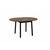 HANAH HOME Trpezarijski sto Oliver Walnut Black
