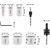 Bosch Set kruna sa navojem 2608594611, 6 delova