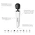 Doxy Die Cast R Solid Metal Rechargeable Vibrating Wand Massager Stardust White