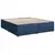 vidaXL vidaXL Box spring postelja z vzmetnico modra 200x200 cm blago, (21310634)