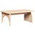 Kava Stol Prirodna 80 x 50 x 31 cm Masivna borovina