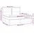 Krevet box spring s madracem LED svjetlosivi 200x200 cm baršun