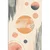 Slika elegantni krogi Peach Fuzz - 80x120