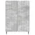 Kreveta Betonska siva 66 x 34,5 x 92 cm Konstruirano drvo