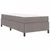 Vidaxl Postelja z vzmetnico Taupe 100 x 200 cm blago