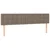Vidaxl Box spring postelja z vzmetnico taupe 120x190 cm blago